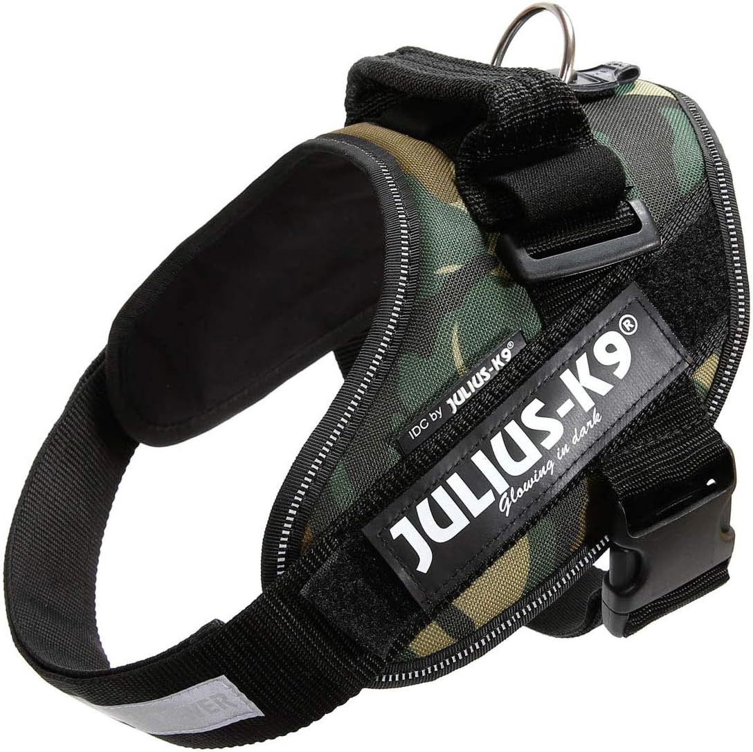 JULIUS-K9 Arnés JULIUS-K9 IDC, 0/M–L, 58–76 cm/40 mm, Camuflaje, Perro