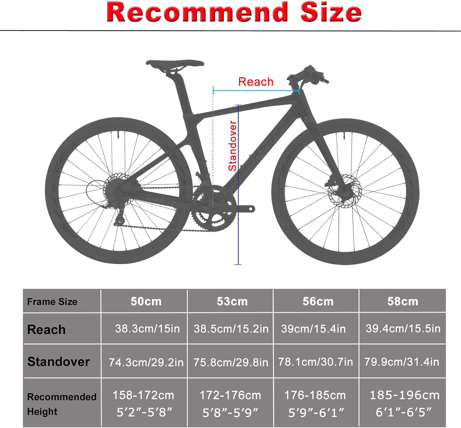 Imagen de KABON Bicicleta de Carretera de Carbono, 700C Bicicleta de Carreras de Carbono con Freno de Disco Shimano 105 de 22 velocidades para Hombres y Mujeres