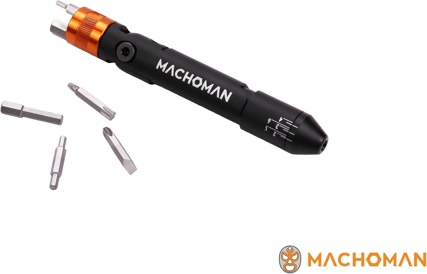 Imagen de MACHOMAN Destornillador Dinamométrico con Indicador 2–6 Nm, Compacto y Plegable para un Almacenamiento Fácil, Herramienta de Apriete de Precisión, TQW2433T