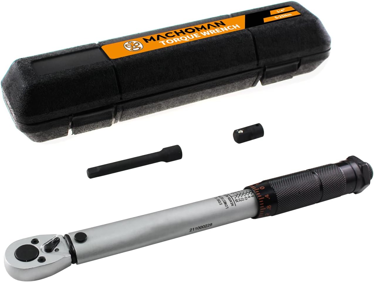 Imagen de MACHOMAN Destornillador Dinamométrico con Indicador 2–6 Nm, Compacto y Plegable para un Almacenamiento Fácil, Herramienta de Apriete de Precisión, TQW2433T