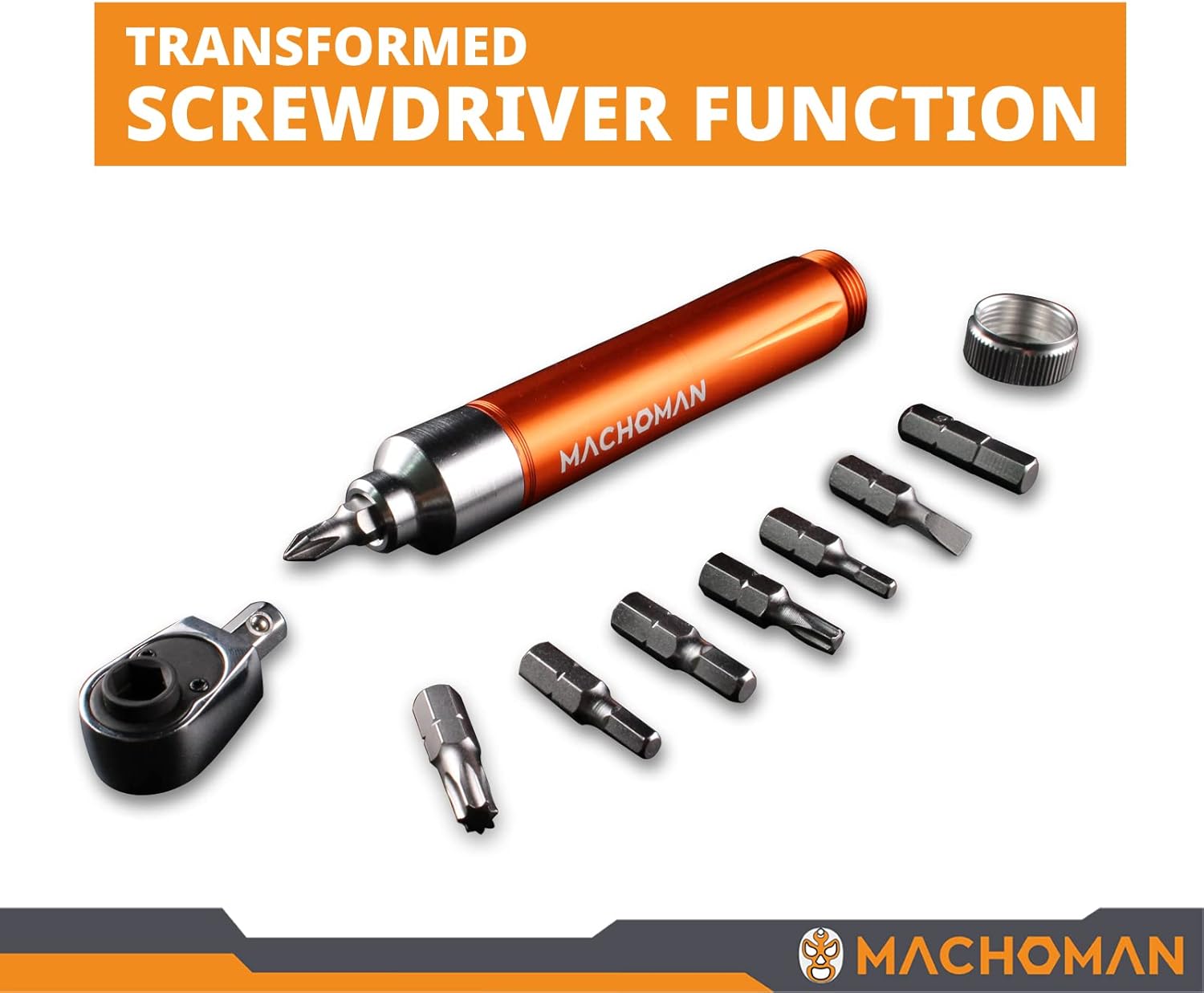 Imagen de MACHOMAN RCW209 Destornillador de Carraca 1/4