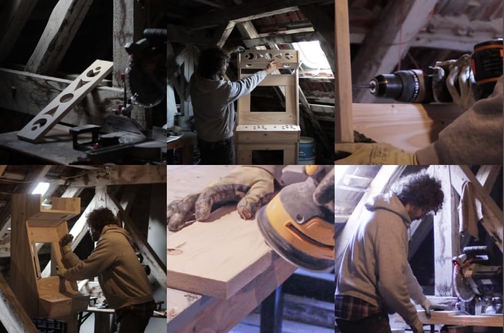 Imagen de Máquina Arcade Retro - Hecho a Mano (Madera) – 2 Jugadores, +4000 Juegos clásicos, Pantalla LCD de 22