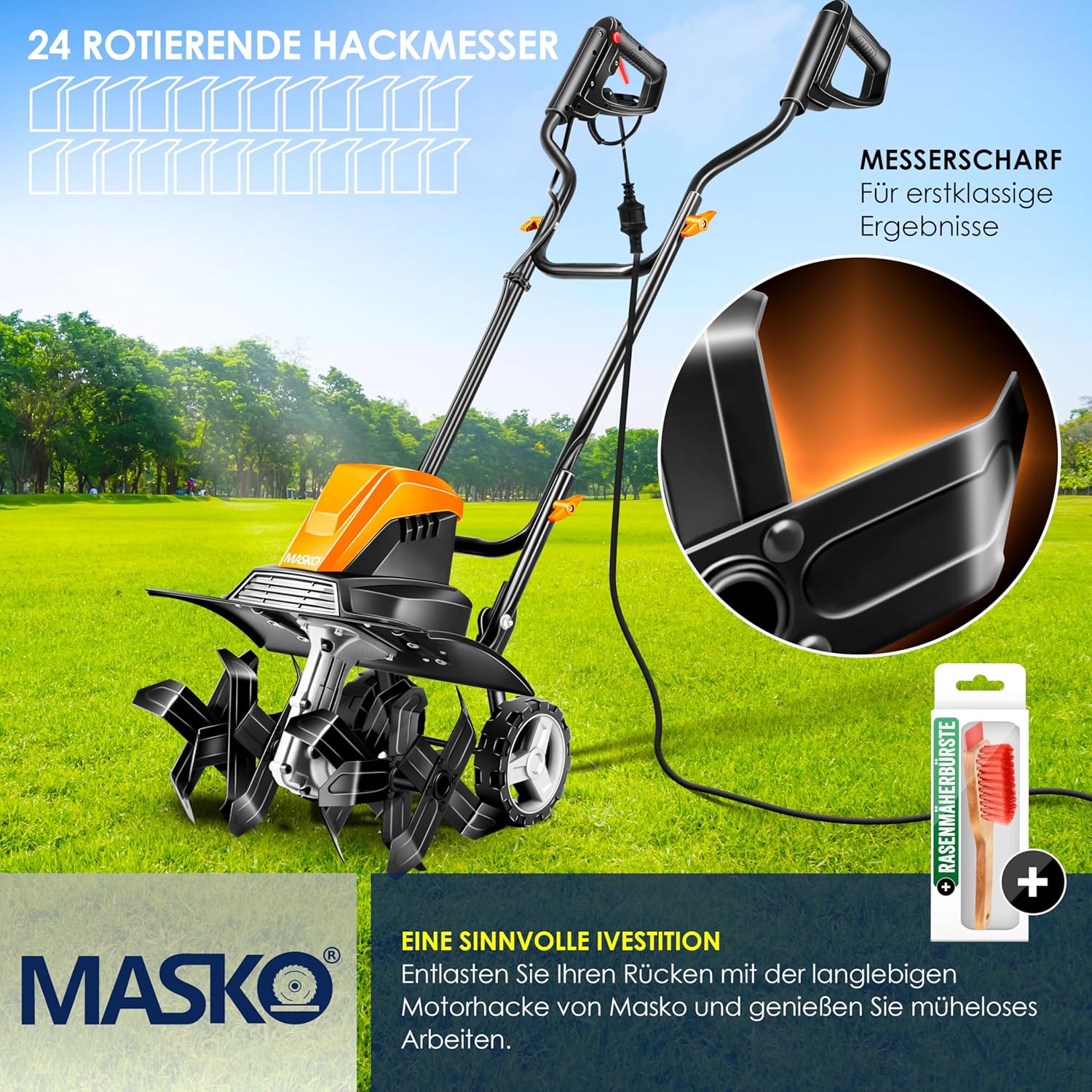 Imagen de MASKO Azada con Motor eléctrico 1500W