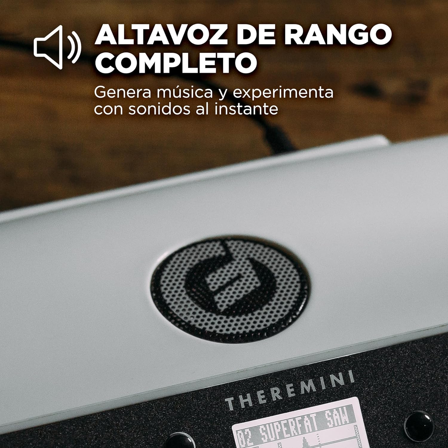 Imagen de MOOG Theremini - Theremin con corrección de tono, salida CV, afinador y altavoz, motor de sonido de sintetizador Animoog con 32 presets y pantalla LCD
