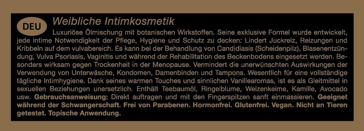 Imagen de Olevm íntimo di Pompeia, cosmético íntimo femenino - 15ml tamaño viaje con bolsa de terciopelo.