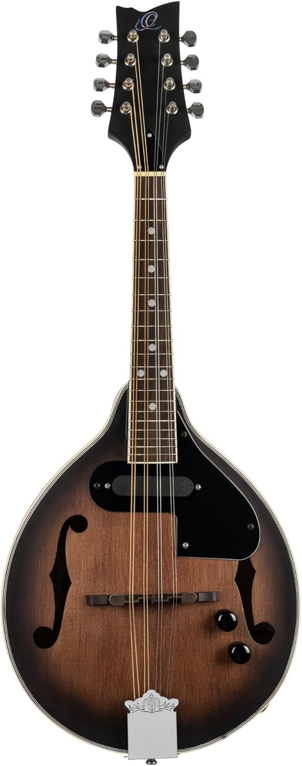 Imagen de Ortega Guitars Bluegrass RMAE30-WB - Mandolina estilo A - Serie Americana - Electroacústica - Abeto y arce con acabado satinado Whiskey Burst