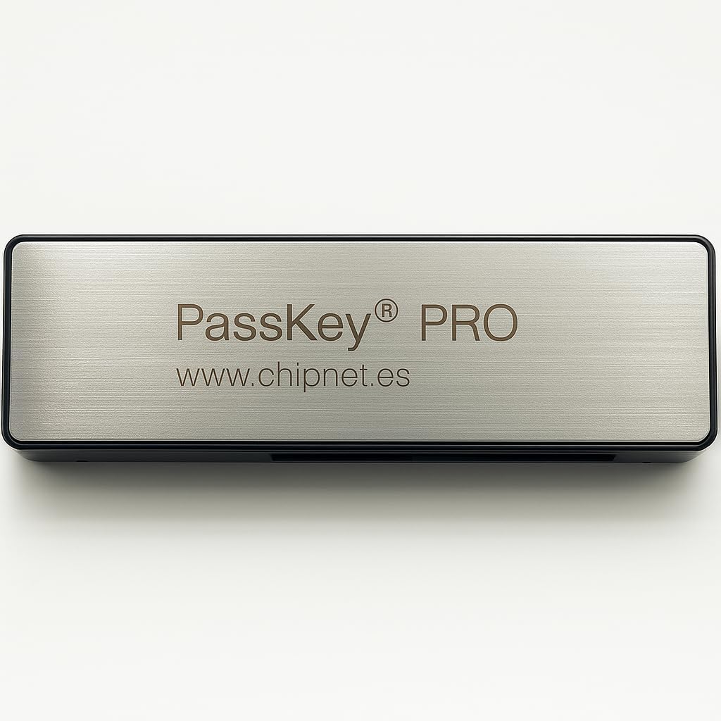 Imagen de PassKey Lector de DNI (Profesional)- USB C y A - Mac Intel-M1-M2-M3-M4 y Pro - Windows 10/11 y Linux Pro - Empresa Española con Soporte Personal.