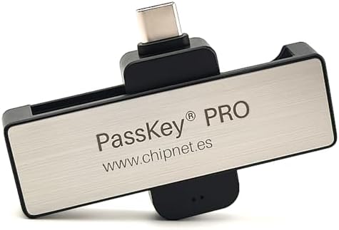 Imagen de PassKey Lector de DNI (Profesional)- USB C y A - Mac Intel-M1-M2-M3-M4 y Pro - Windows 10/11 y Linux Pro - Empresa Española con Soporte Personal.