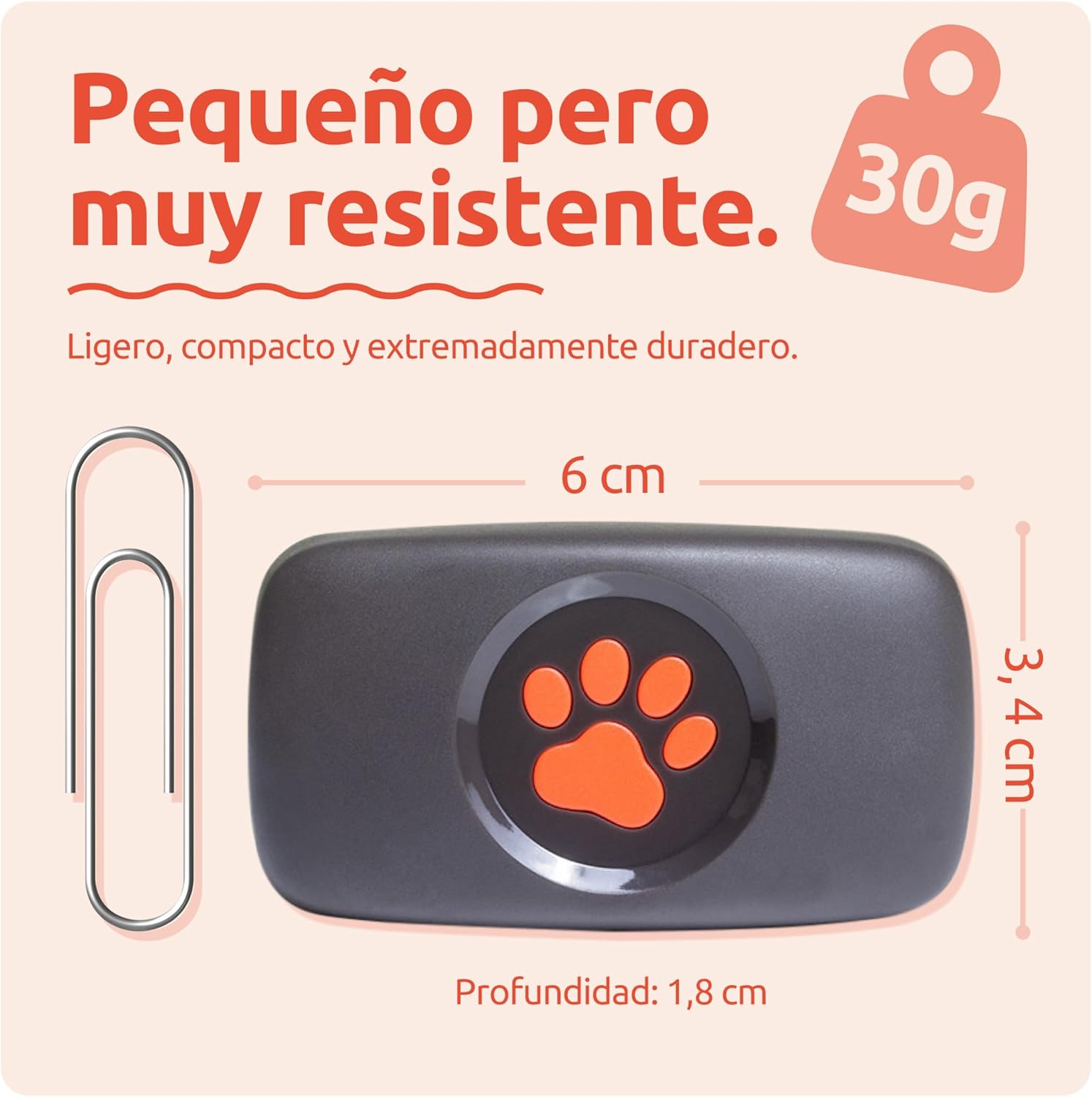 Imagen de PitPat Localizador GPS Perros - Sin Suscripción - Rastreador De Actividad Inteligente, Rastreo Vía Satélite con Alcance Ilimitado - Rastreador De Mascotas 100% Impermeable (Negro)