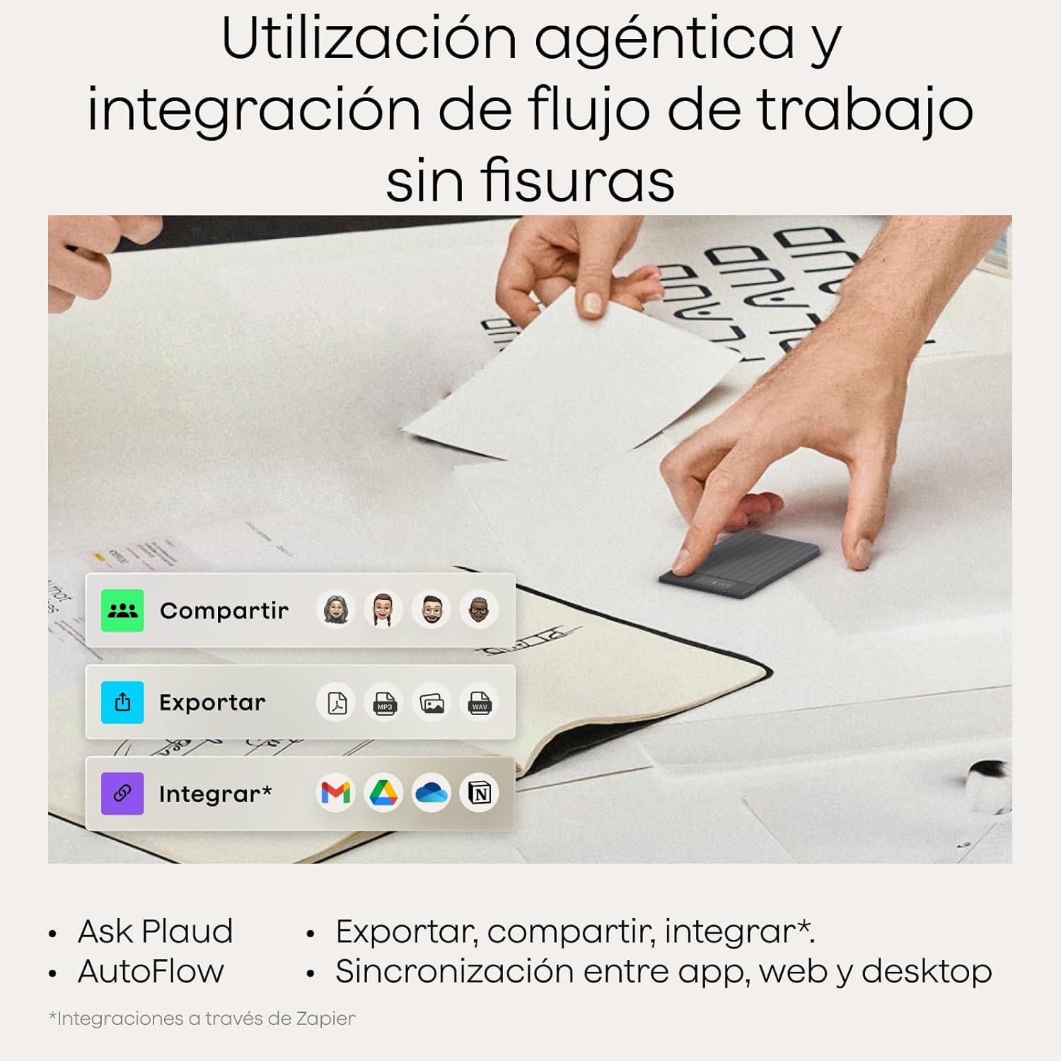 Imagen de Plaud Note Pro Grabadora de Voz AI con Funda Transcripción IA Resúmenes Multidimensionales Grabación Dual Inteligente hasta 50 Horas Reuniones Llamadas Entrevistas Charlas Clases
