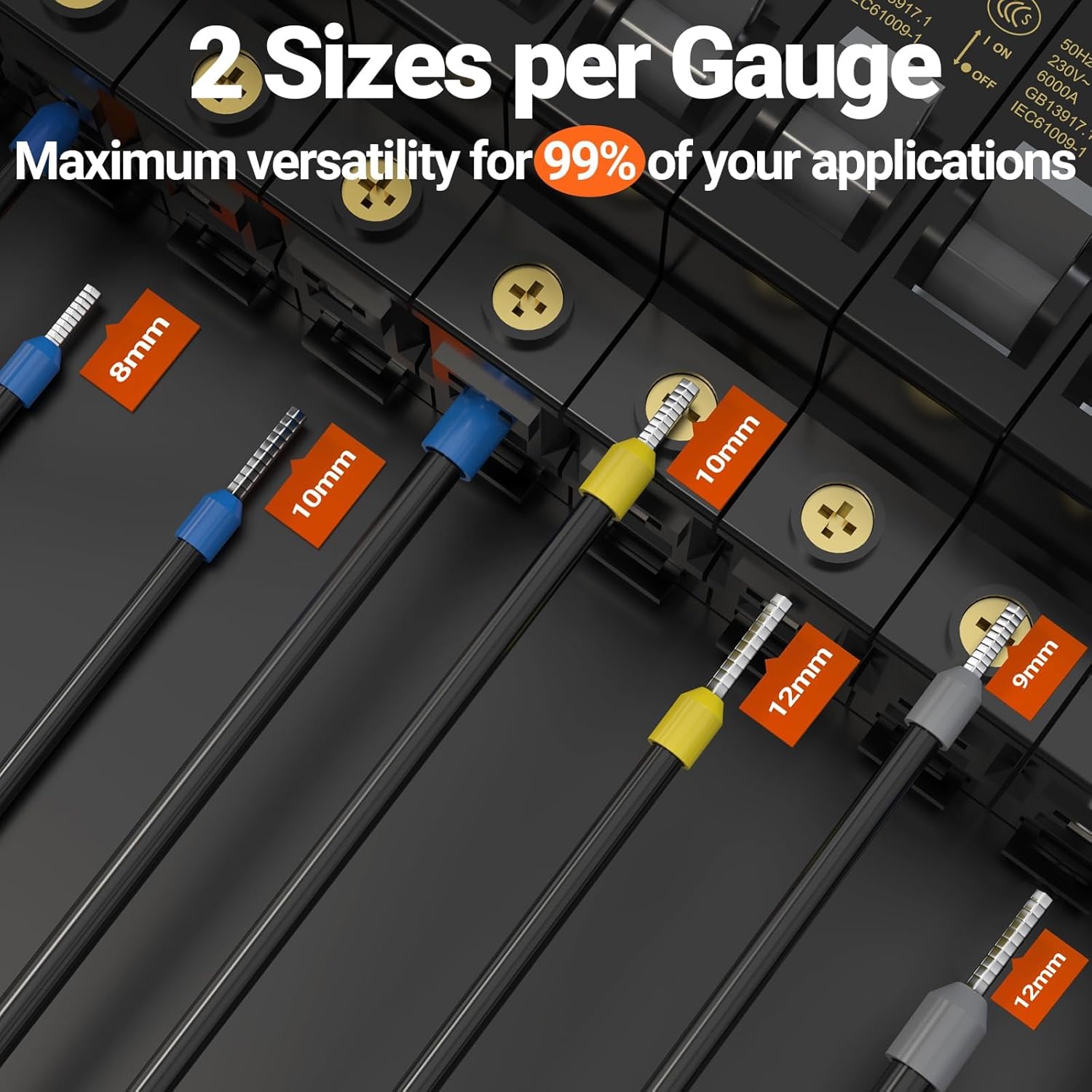 Imagen de Preciva Kit de Alicates Electricista 3 en 1, Crimpadora Profesional + Pelacables Automático + 1660 Piezas Punteras Electricas, Crimpadora Terminales Electricos 0,08-16 mm²