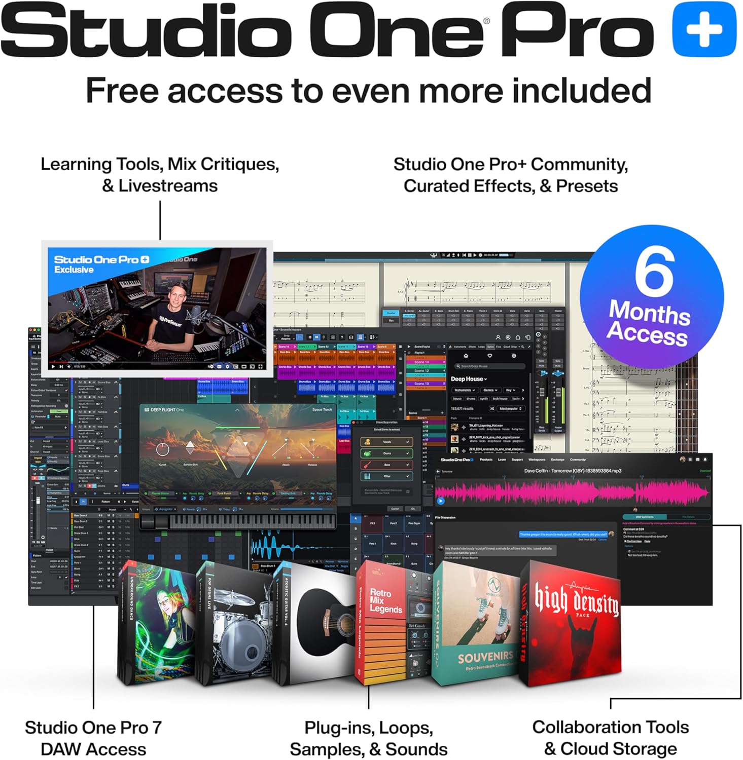 Imagen de PreSonus AudioBox GO, Interfaz de Audio USB-C, Para Producción Musical con Software de Grabación Studio One, Tutoriales Musicales, Ejemplos de Sonido e Instrumentos Virtuales