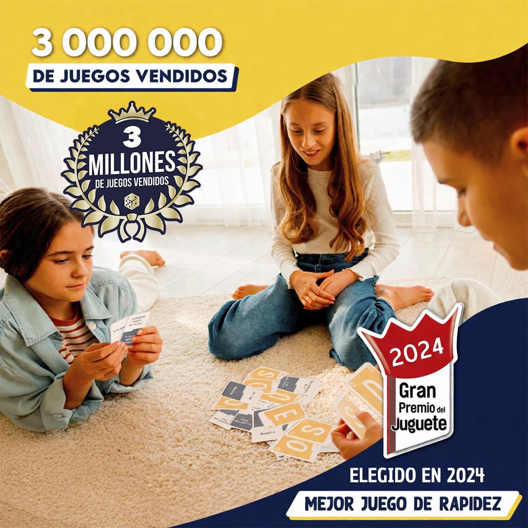 Imagen de Quick Stop - Juegos de Mesa Dinámico y Divertido para Familia y Amigos - Gran Premio del Juguete 2024 - Versión Entretenida del Juego Stop - Regalo Original - Español
