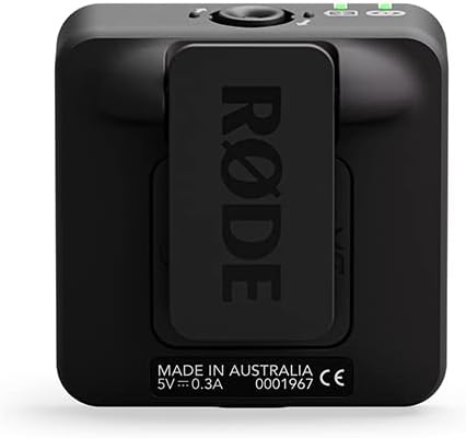 Imagen de RØDE Sistema de microfonía inalámbrica ultracompacto Wireless ME con micrófonos Integrados, tecnología GainAssist y 100m de Alcance para filmaciones, entrevistas y creación de contenidos