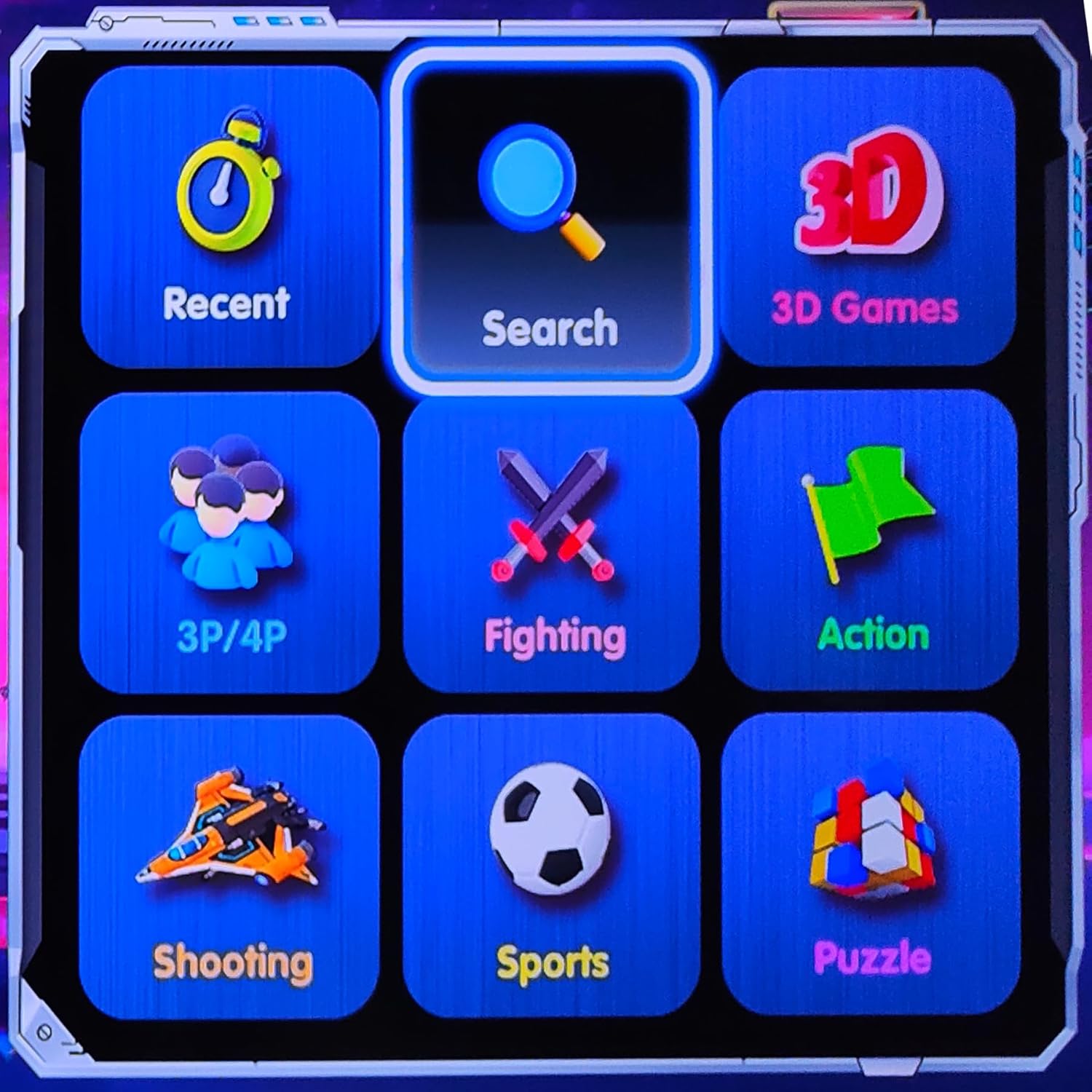 Imagen de RegiisJoy 【20000 Juegos en 1】 Pandora's Box 40S Arcade Game Console Retro Game Console Máquina de Juegos para PC, proyector y TV, 2-4 Jugadores, 1280 x 720, Juegos 3D,