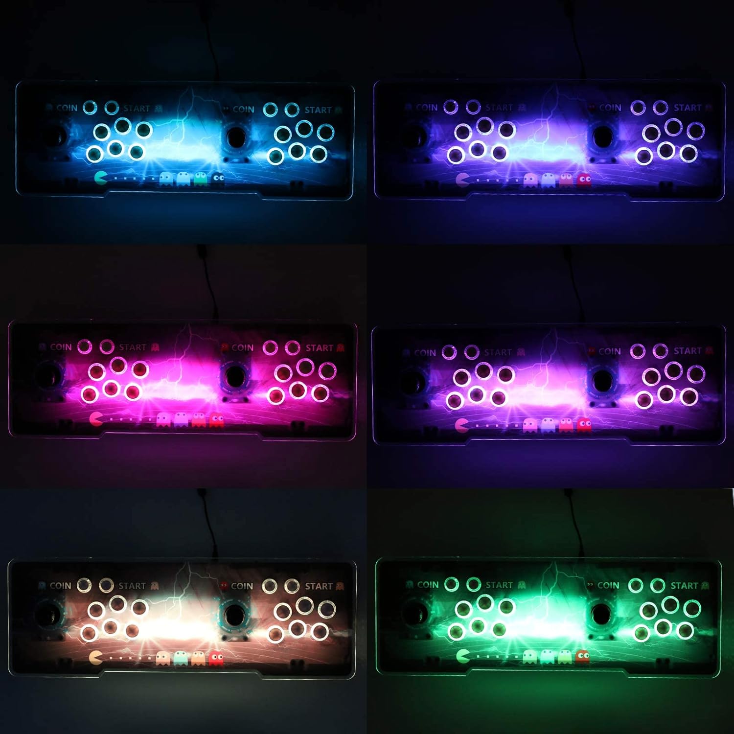 Imagen de RegiisJoy 【20000 Juegos en 1】 Pandora's Box 40S Arcade Game Console Retro Game Console Máquina de Juegos para PC, proyector y TV, 2-4 Jugadores, 1280 x 720, Juegos 3D,