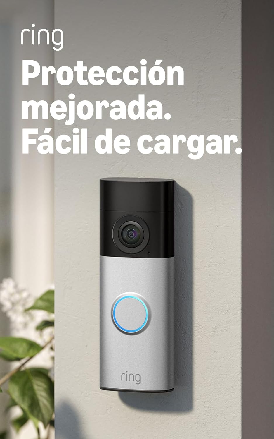 Ring Videotimbre Plus con batería (Battery Video