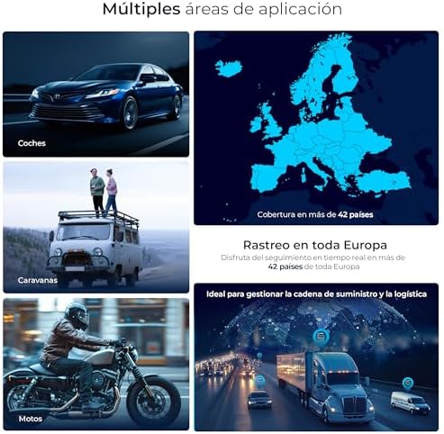Imagen de Salind 01 4G - Localizador GPS para Coche, Moto y Otros Vehículos - Conexión Directa a Batería - Seguimiento en Tiempo Real, Historial de Rutas y Alarmas - Longitud Total del Cable 1,38m