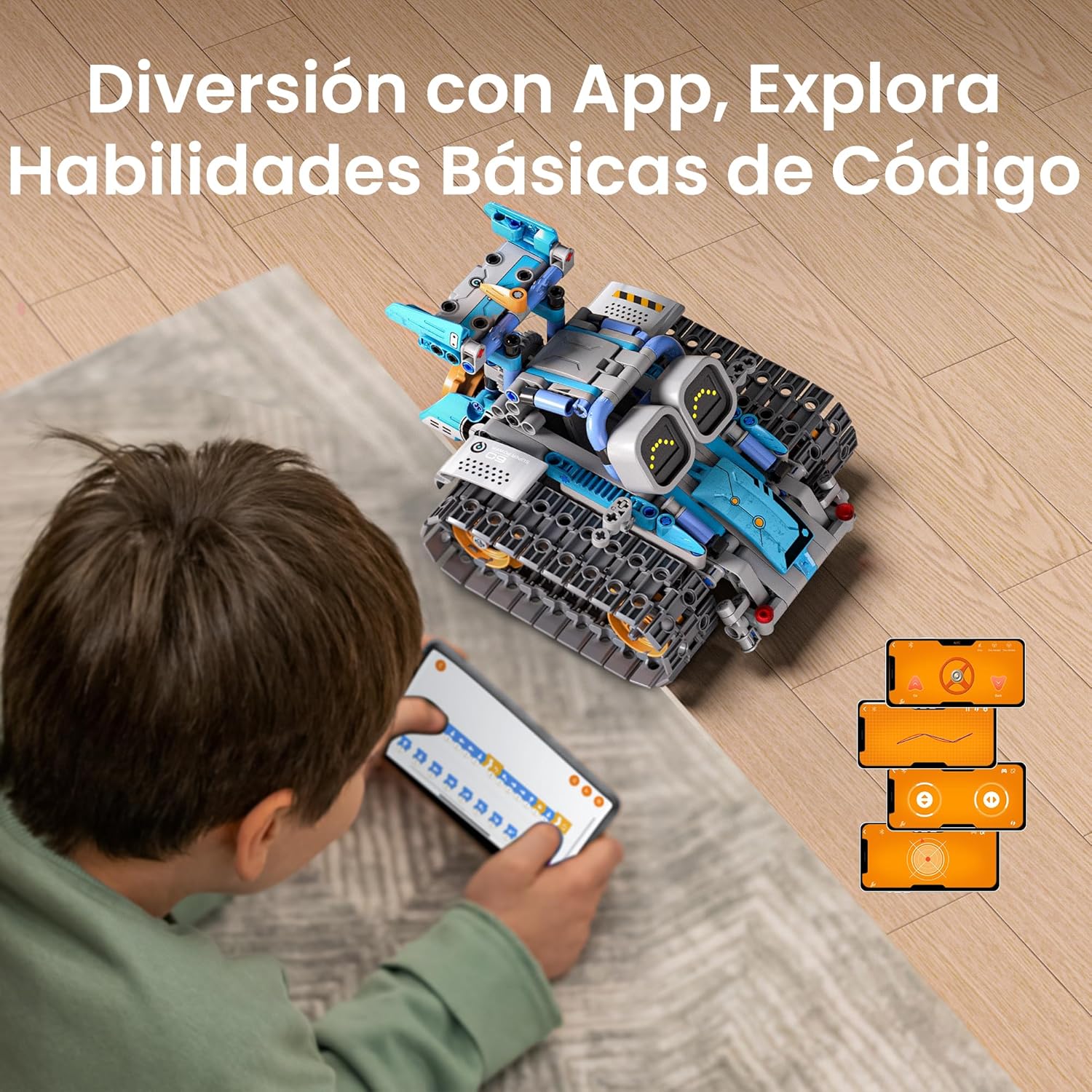 Imagen de Sillbird Robot Juguetes de Construcción para Niños, Kit de Robots programable Stem con App y Control Remoto Juguetes Robóticos para Niños de 8 9 10 11 12 13 + Años (473 Piezas)