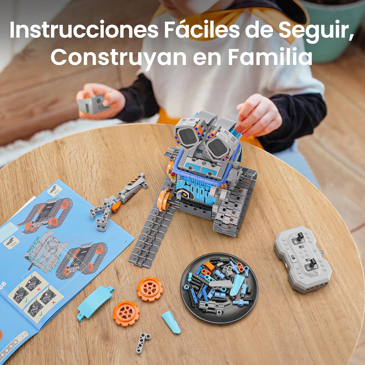 Imagen de Sillbird Robot Juguetes de Construcción para Niños, Kit de Robots programable Stem con App y Control Remoto Juguetes Robóticos para Niños de 8 9 10 11 12 13 + Años (473 Piezas)
