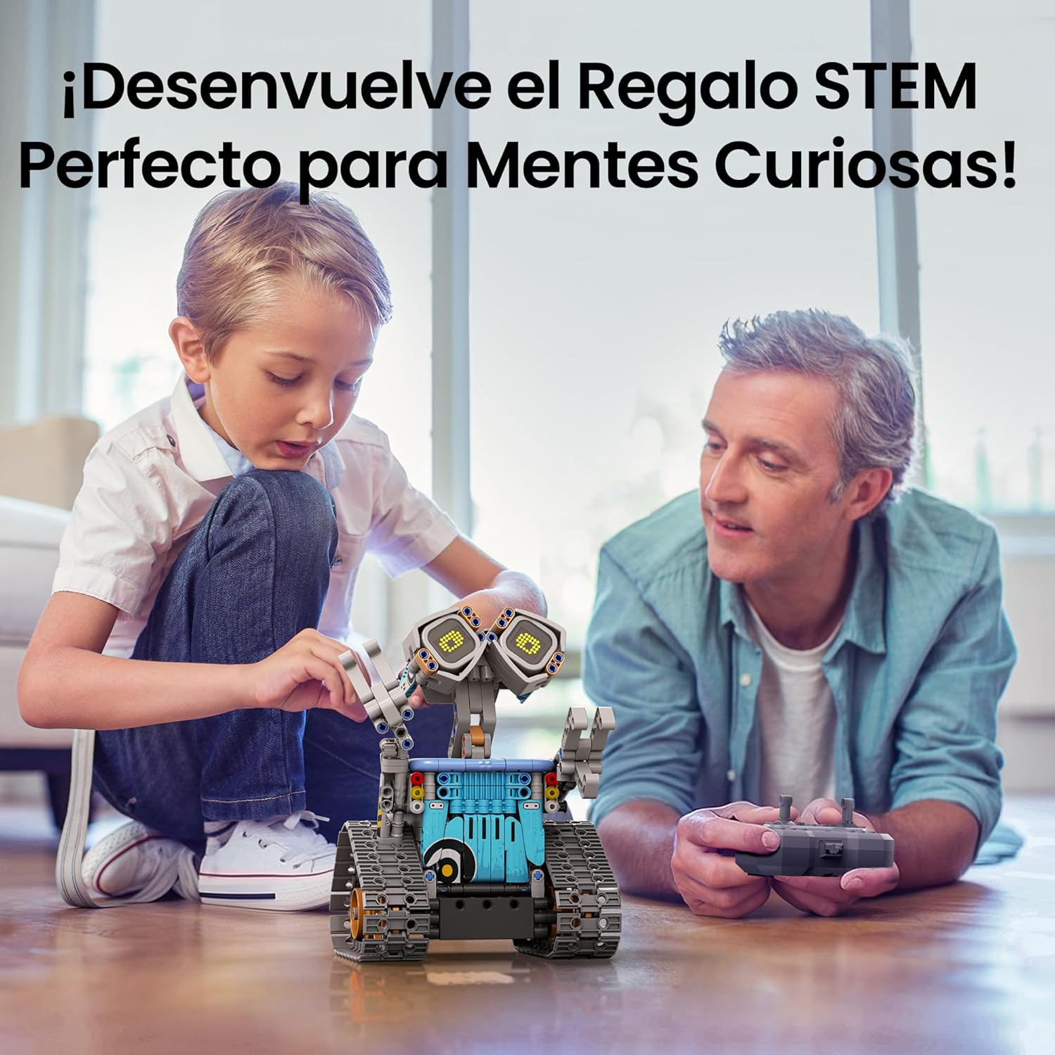 Imagen de Sillbird Robot Juguetes de Construcción para Niños, Kit de Robots programable Stem con App y Control Remoto Juguetes Robóticos para Niños de 8 9 10 11 12 13 + Años (473 Piezas)