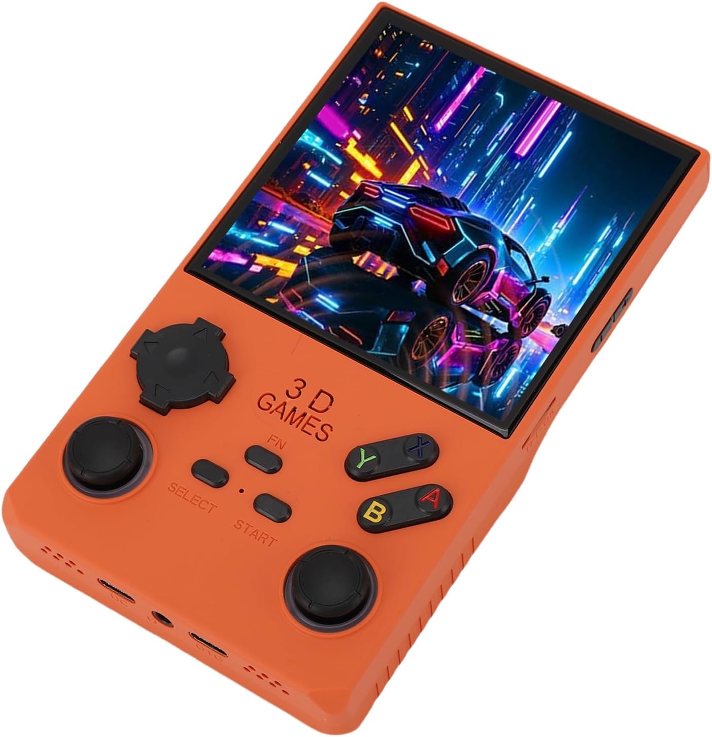 Imagen de VBESTLIFE Console de Juegos de Mano V40 MAX Retro, 8GB+ 256GB, Emuladores Incorporados de 49+, Pantalla HD HD de 4.0 Pulgadas, Batería de 4000 MAh, Consola de Videojuegos Portátiles (Orange)