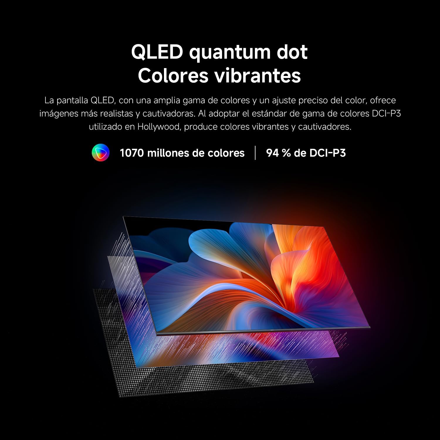 Imagen de XIAOMI TV F Pro 43, 43 Pulgadas (101 cm), 4K UHD QLED, Smart TV, Fire OS8, Control por Voz Alexa, HDR10+, MEMC, 2GB+32GB, Compatible con Apple AirPlay