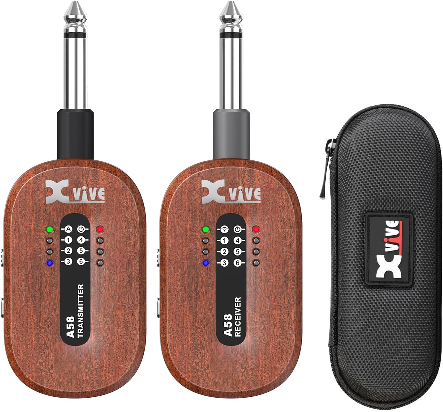 Imagen de Xvive A58 - Sistema de Guitarra Inalámbrico de 5,8 G con Funda de Transporte