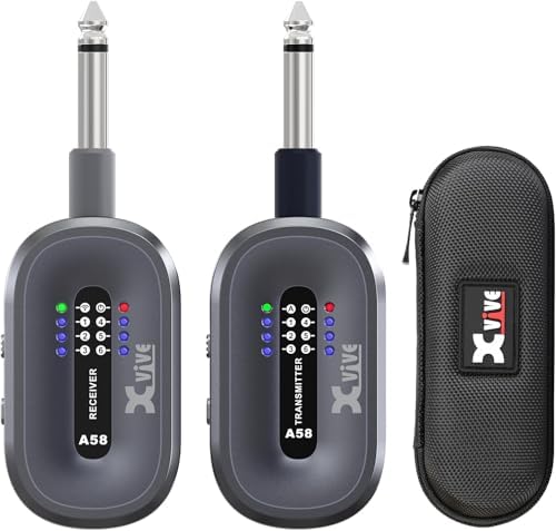 Imagen de Xvive A58 - Sistema de Guitarra Inalámbrico de 5,8 G con Funda de Transporte